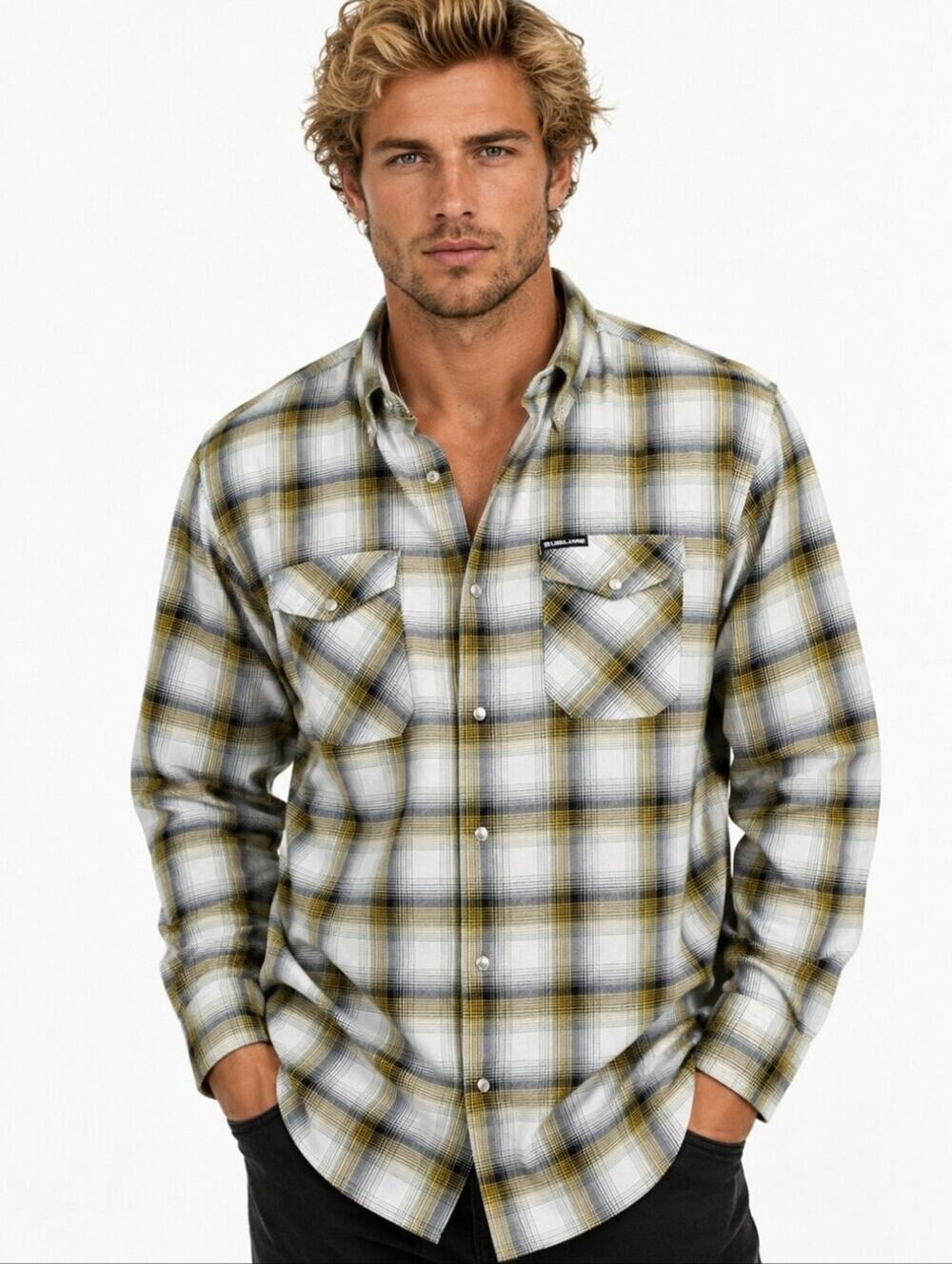 Dixxon x Sublime 40 Oz to Freedom Flannel Men's XL Plaid Pearl Snap Shirt EUC
